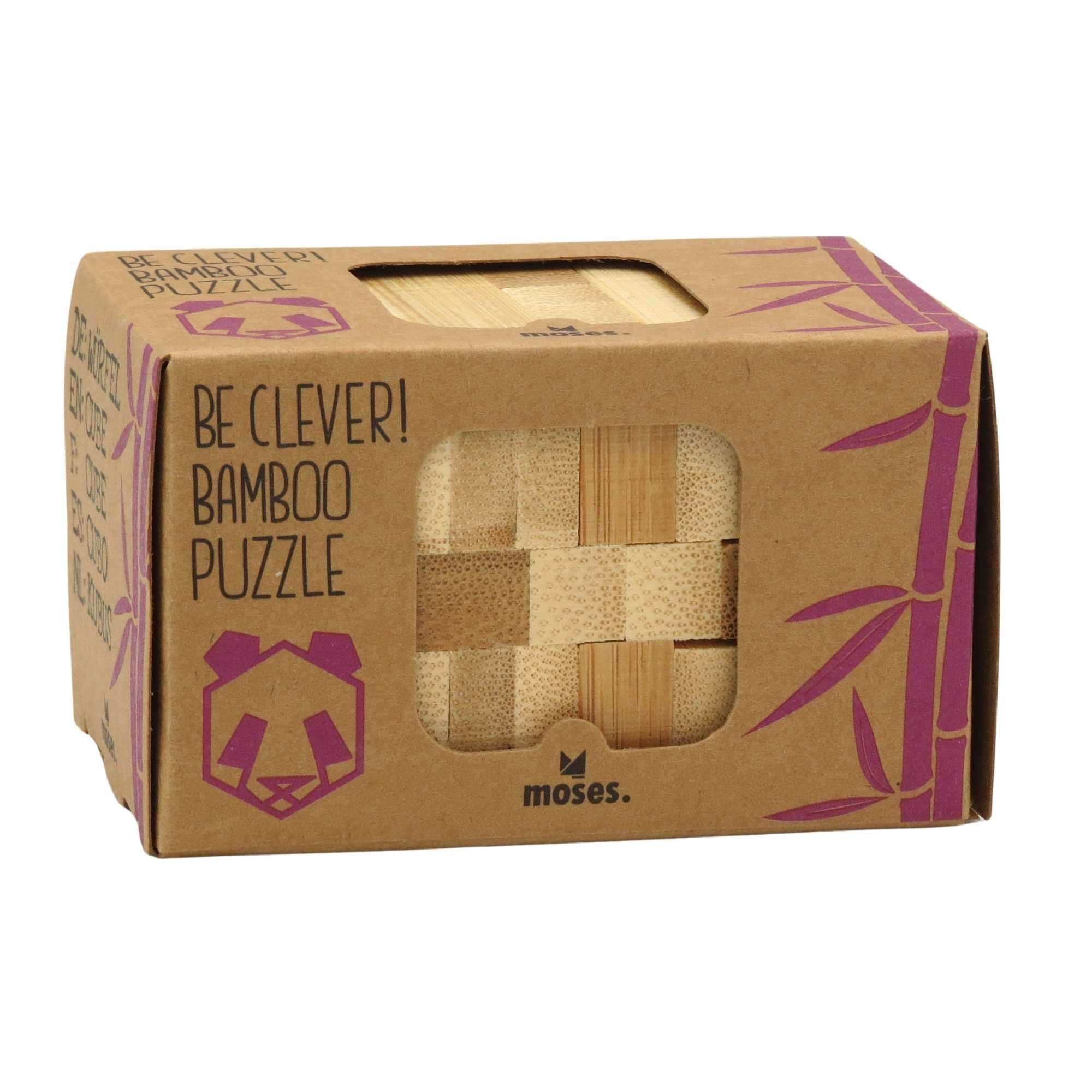Bambus Puzzle Wrfel, MOSES  Spielzeugland